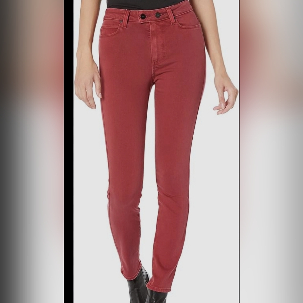 PAIGE Women's Hoxton Ankle with Double Button High Rise Skinny in Vintage Velvet